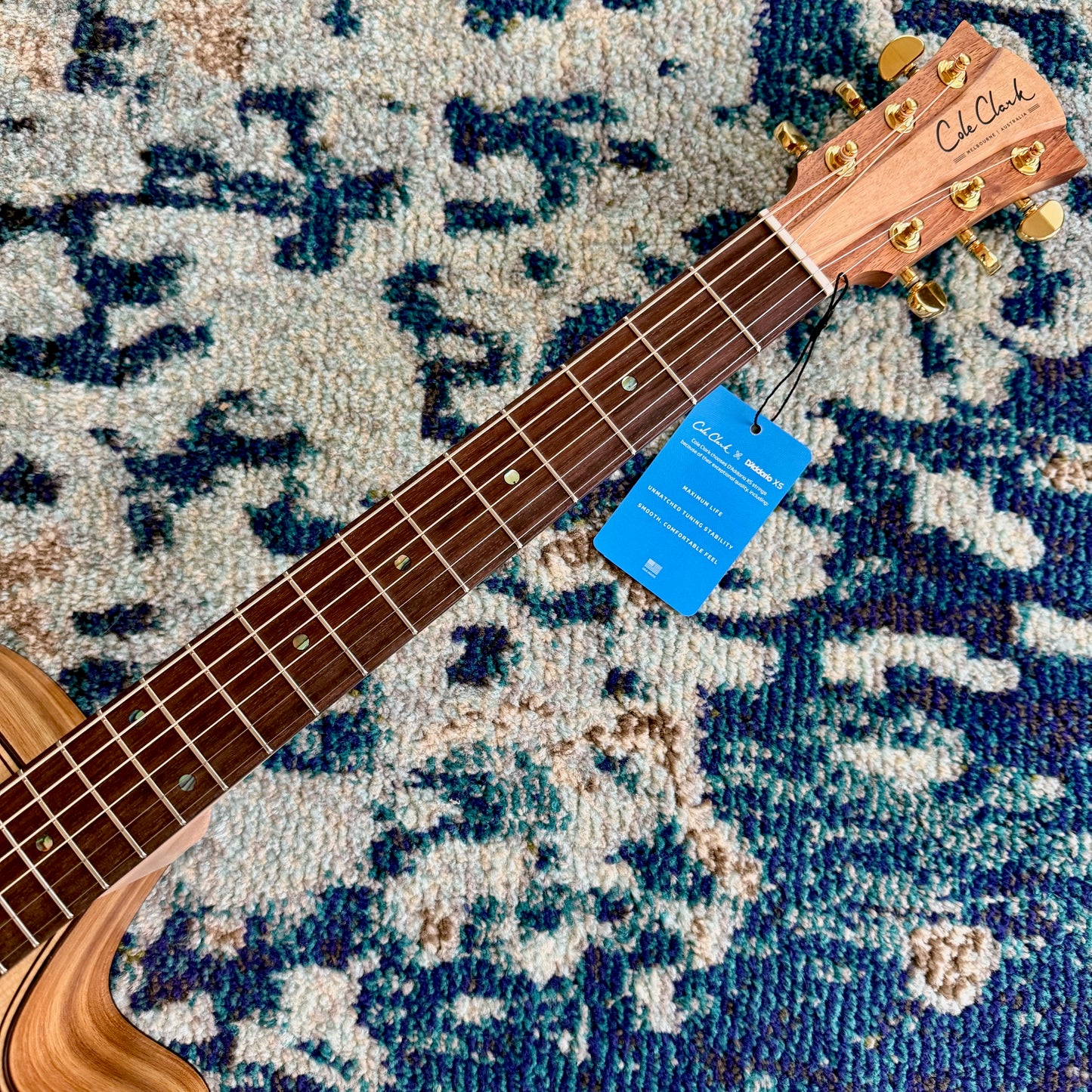 Cole Clark FL2EC-BBR Touring Series Dreadnought Acoustic-Electric Guitar, AA Australian Bunya Face, Blackwood Body and Sides, Rosewood Fretboard and Bridge SNRW39498  [NAMM Showcase]