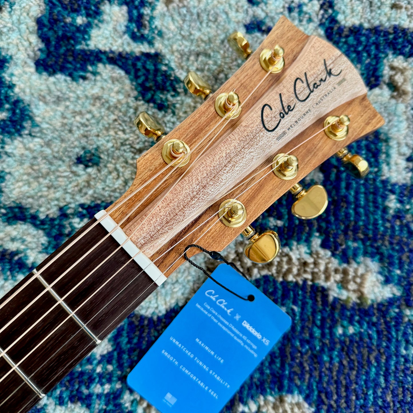 Cole Clark FL2EC-BLBLR Touring Series Dreadnought Acoustic-Electric Guitar, All AA Australian Blackwood with Rosewood Fretboard and Bridge SNRW39534 [NAMM Showcase]