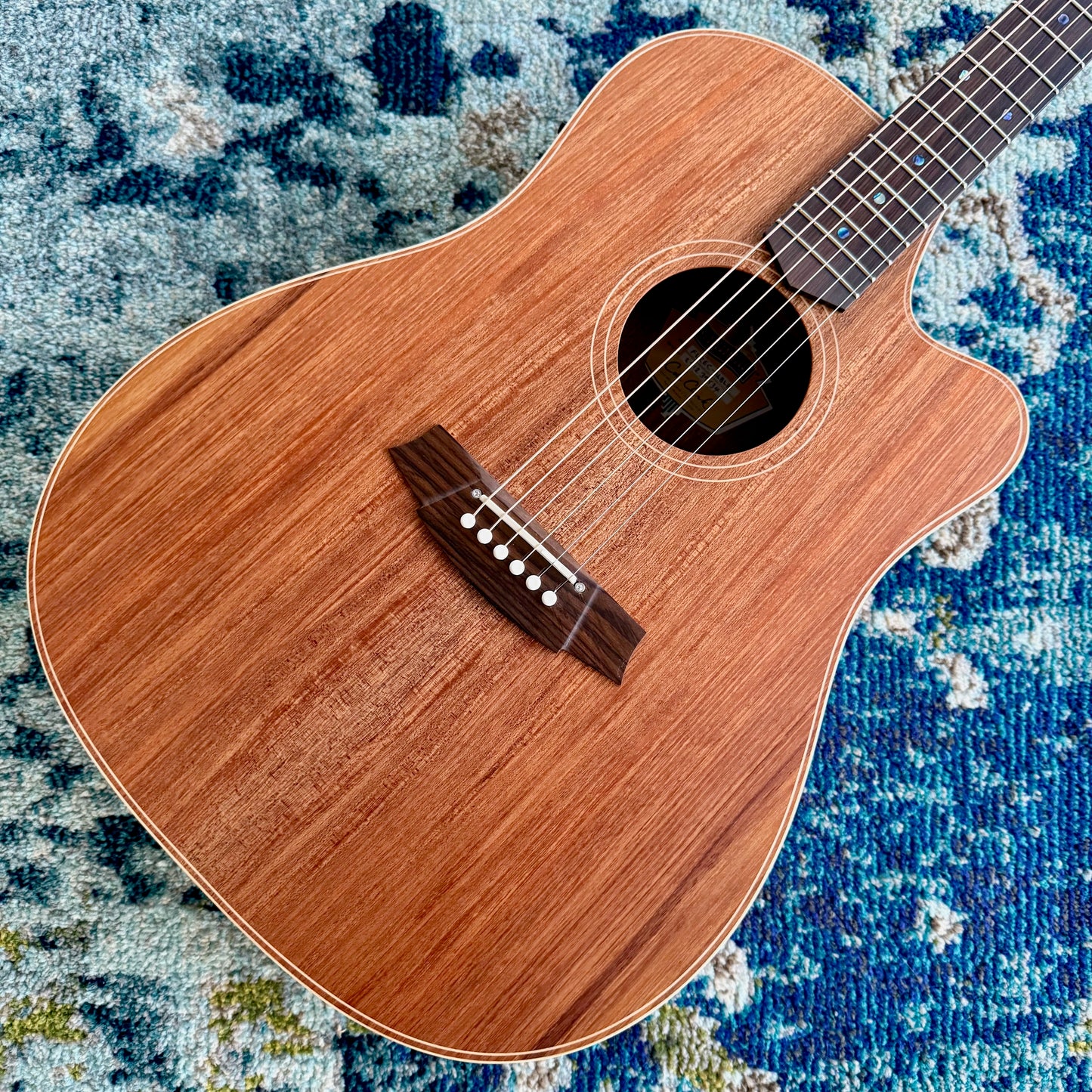 Cole Clark FL2EC-BLBLR Touring Series Dreadnought Acoustic-Electric Guitar, All AA Australian Blackwood with Rosewood Fretboard and Bridge SNRW39534 [NAMM Showcase]