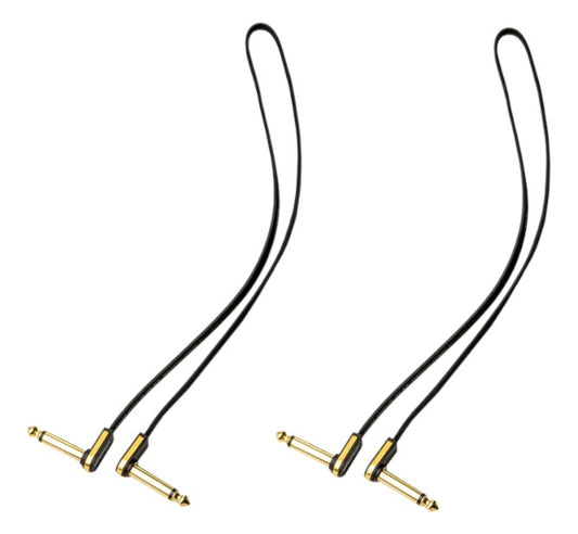 EBS PG-58 Premium Gold Flat Patch Cable Low Profile Ultra Compact 58 cm 23 in 2-PACK