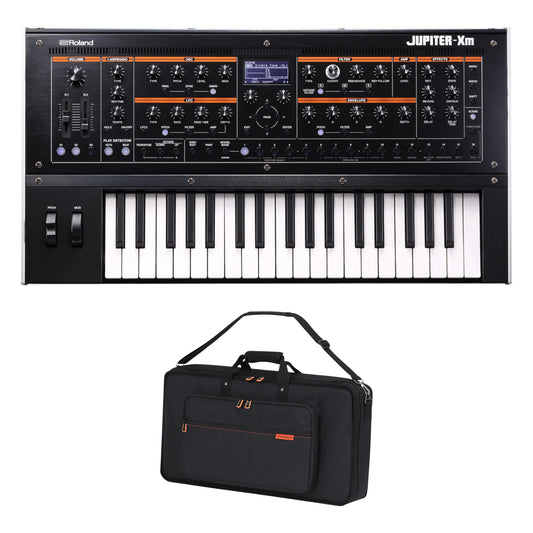 Roland JUPITER-Xm 37-key Synthesizer + CB-B37 Case Bundle