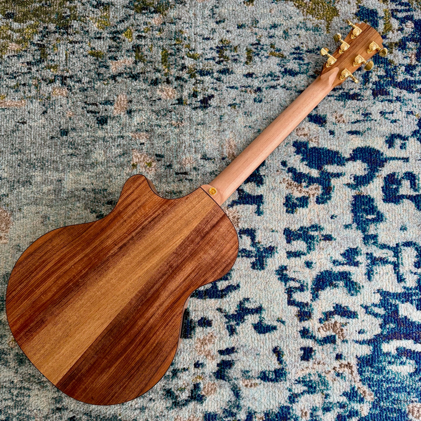 Cole Clark TL2EC-BLBLR TL Thinline Grand Auditorium Acoustic-Electric Guitar, Cutaway, All AA Australian Blackwood, Rosewood Fretboard and Bridge, SNRW11463 [NAMM Showcase]