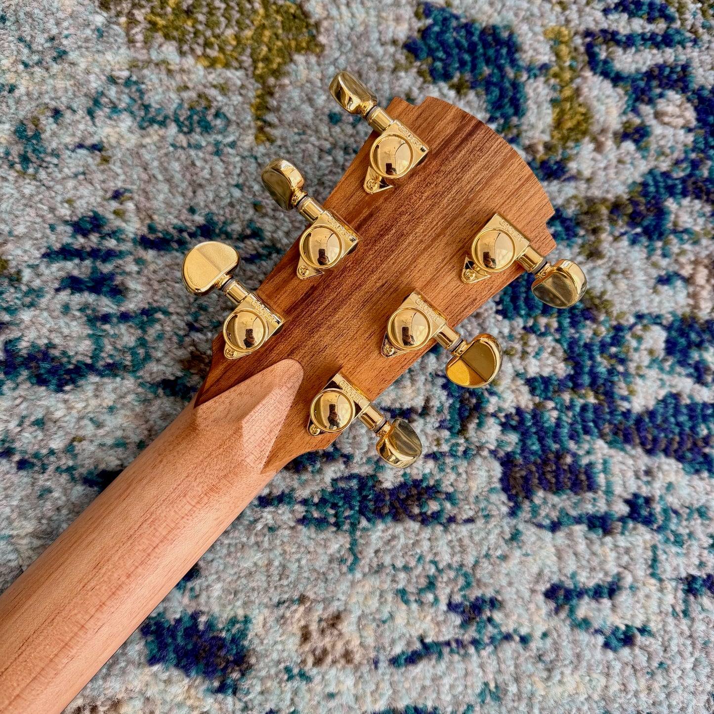 Cole Clark TL2EC-BLBLR TL Thinline Grand Auditorium Acoustic-Electric Guitar, Cutaway, All AA Australian Blackwood, Rosewood Fretboard and Bridge, SNRW11463 [NAMM Showcase]