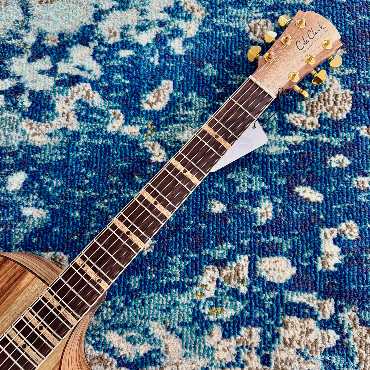 Cole Clark RDLXANEC-CLCLR Recording Deluxe Grand Auditorium Acoustic-Electric Guitar with Cutaway, AA Camphor Laurel Face, Back & Sides, Rosewood Fretboard & Bridge  SN347 [NAMM Showcase]