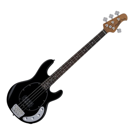 Sterling by Music Man RAY34-BK-R2 StingRay 4-String Electric Bass Guitar Roasted Maple Neck, Black