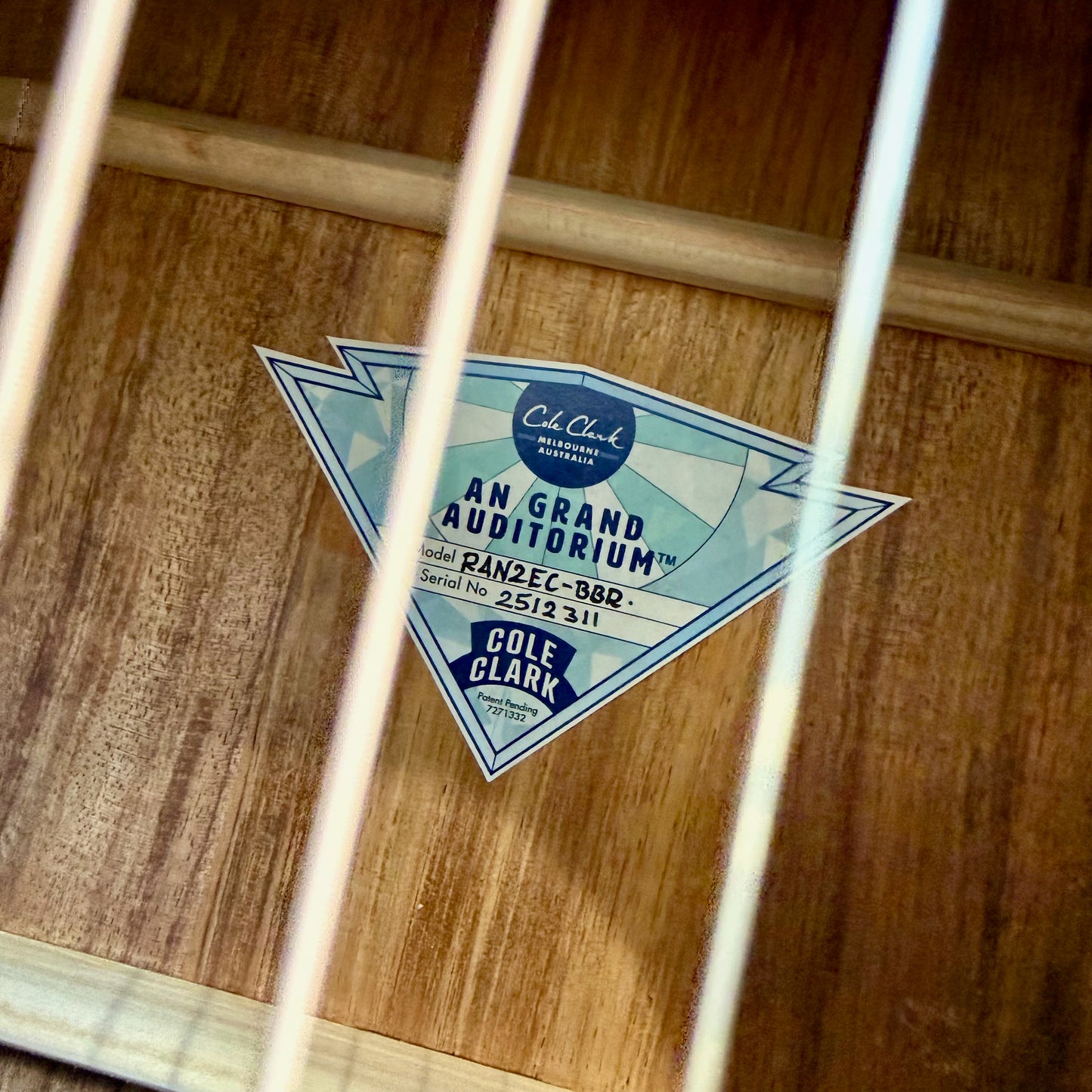 Cole Clark RAN2EC-BBR Recording Series Acoustic-Electric Guitar, Cutaway,  Australian AA Bunya Top,  AA Blackwood Back and Sides,  SNRW311 [NAMM Showcase]