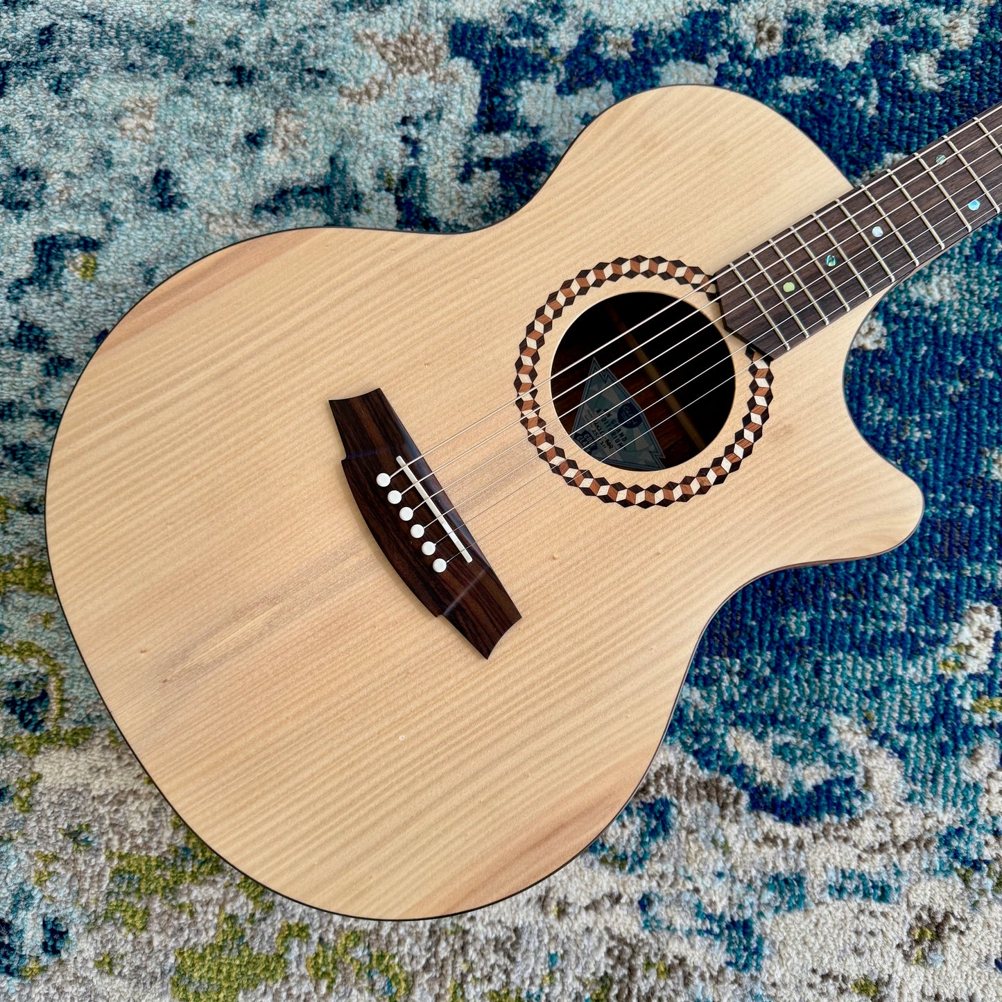 Cole Clark RAN2EC-BBR Recording Series Acoustic-Electric Guitar, Cutaway,  Australian AA Bunya Top,  AA Blackwood Back and Sides,  SNRW311 [NAMM Showcase]