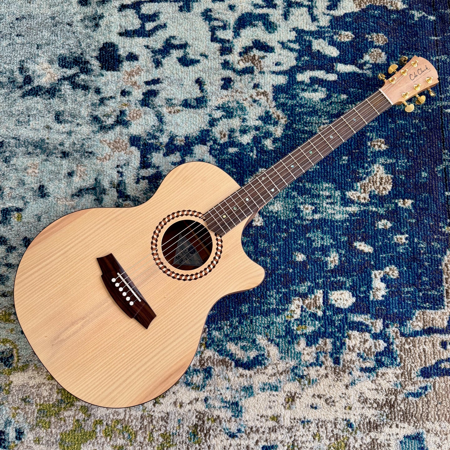 Cole Clark RAN2EC-BBR Recording Series Acoustic-Electric Guitar, Cutaway,  Australian AA Bunya Top,  AA Blackwood Back and Sides,  SNRW311 [NAMM Showcase]