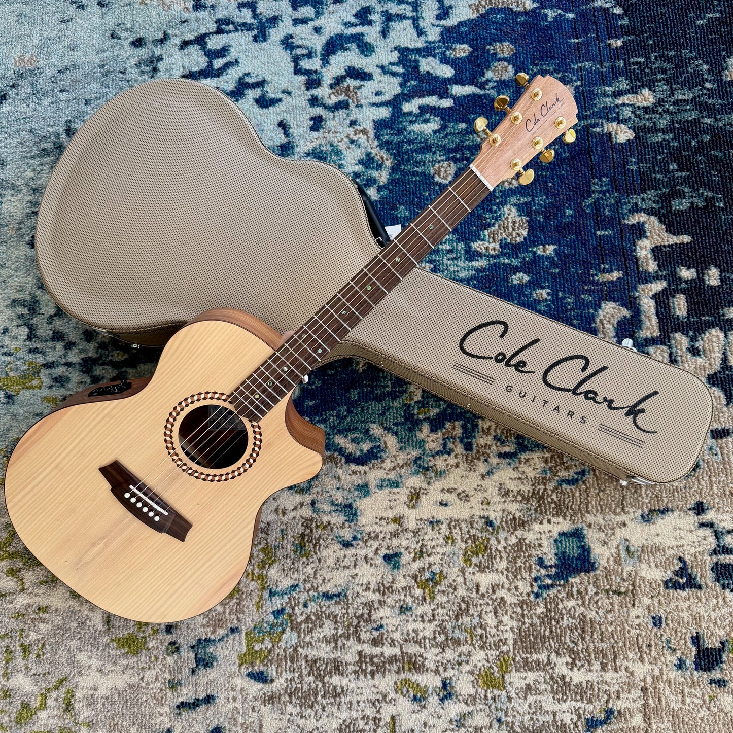 Cole Clark RAN2EC-BBR Recording Series Acoustic-Electric Guitar, Cutaway,  Australian AA Bunya Top,  AA Blackwood Back and Sides,  SNRW311 [NAMM Showcase]