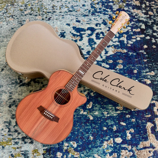 Cole Clark AN2EC-RDBLR-JAMIESON Anniversary Edition Touring Series Acoustic-Electric Guitar, AA Redwood Top, AA Australian Blackwood Body and Sides, Rosewood Fretboard and Bridge, SNRW11508 [NAMM Showcase]