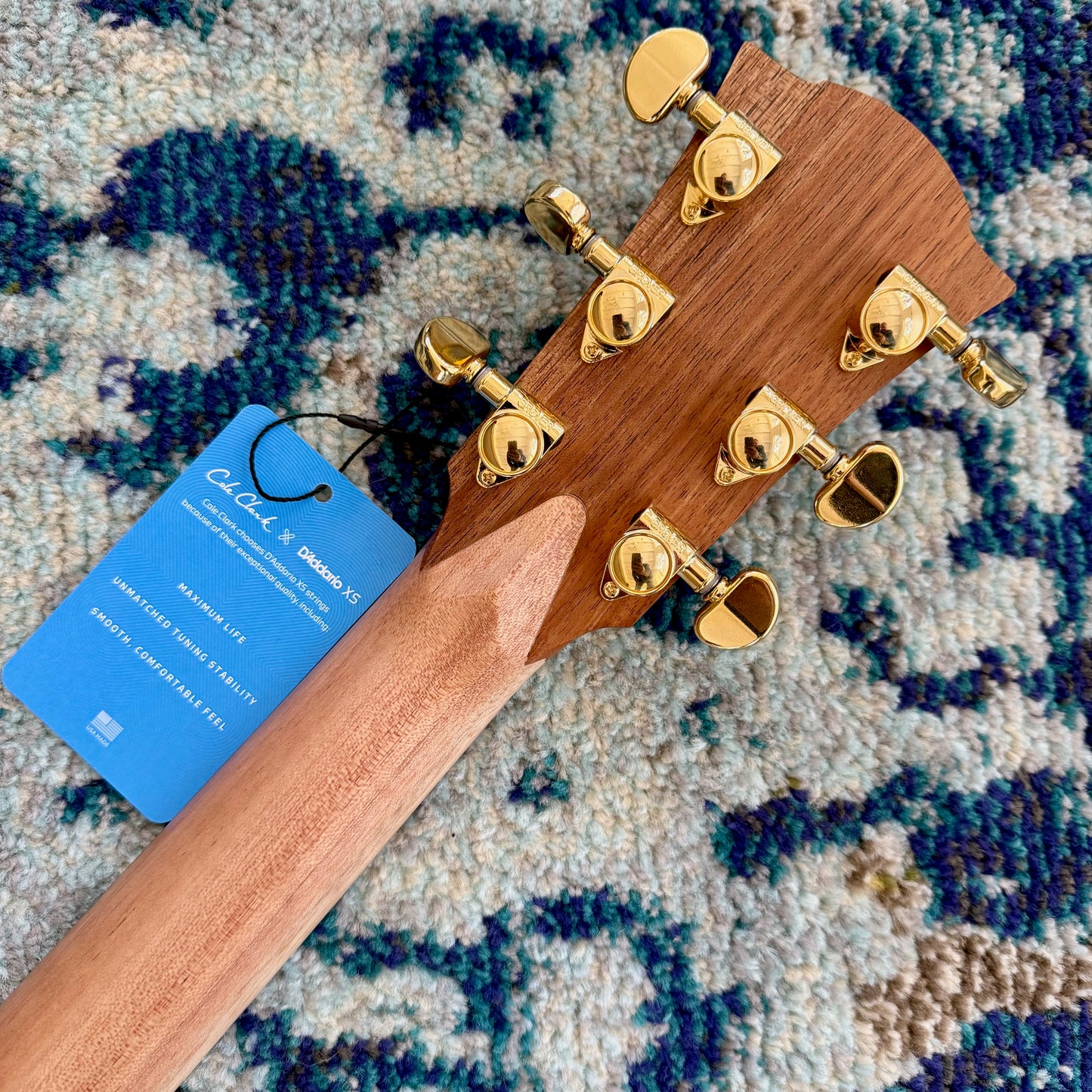 Cole Clark FL2EC-RDBLR-JAMIESON Anniversary Edition Touring Series Dreadnought Acoustic-Electric Guitar, AA Redwood Top, AA Australian Blackwood Body and Sides, Rosewood Fretboard and Bridge, SN39602 [NAMM Showcase]
