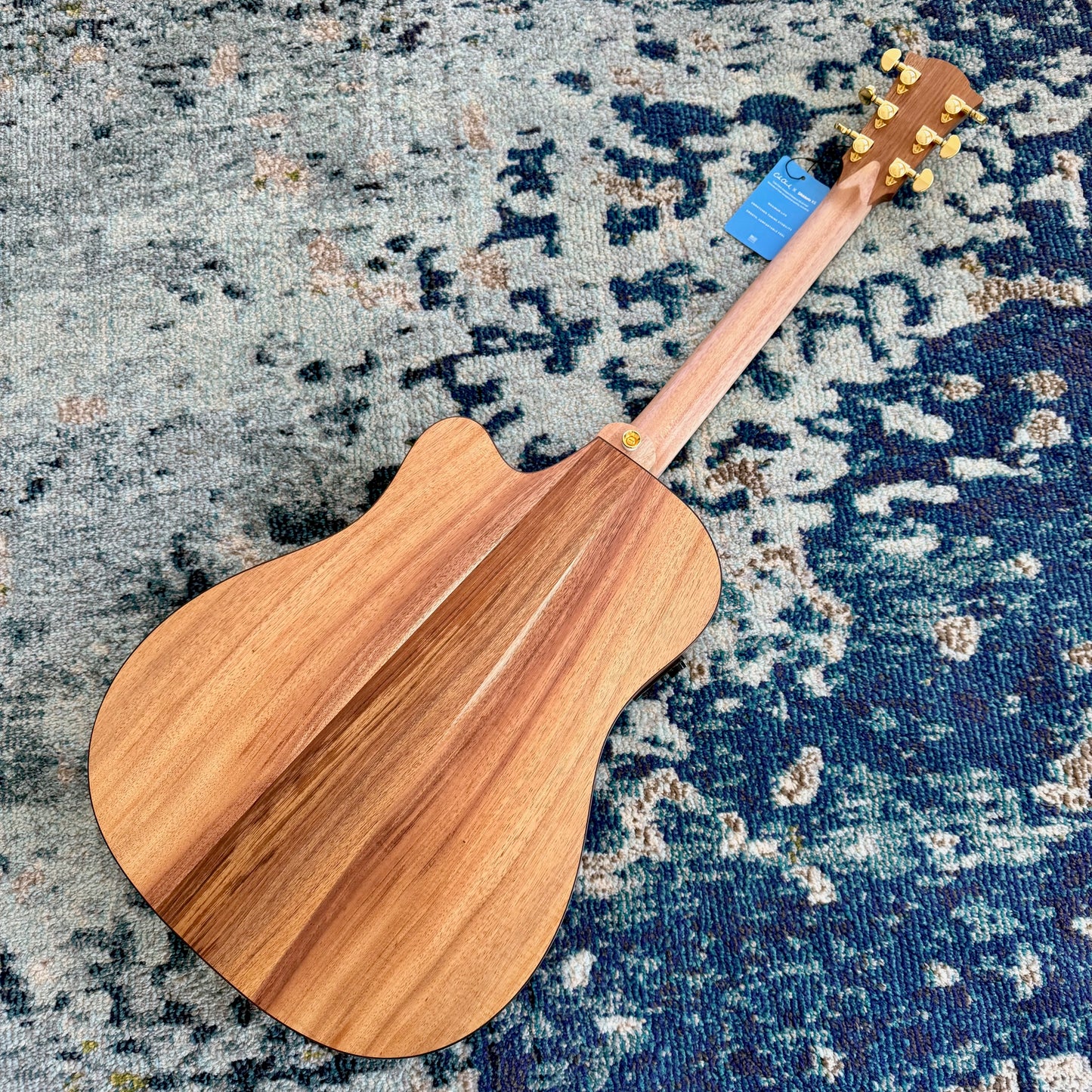 Cole Clark FL2EC-RDBLR-JAMIESON Anniversary Edition Touring Series Dreadnought Acoustic-Electric Guitar, AA Redwood Top, AA Australian Blackwood Body and Sides, Rosewood Fretboard and Bridge, SN39602 [NAMM Showcase]