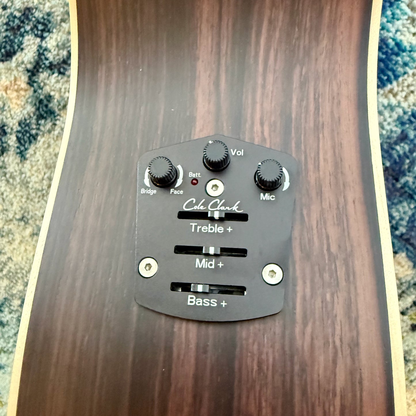 Cole Clark AN2EC-RRE Recording Series Acoustic-Electric Guitar, All AA Rosewood with Ebony Fretboard and Bridge, SNEB308 [NAMM Showcase]