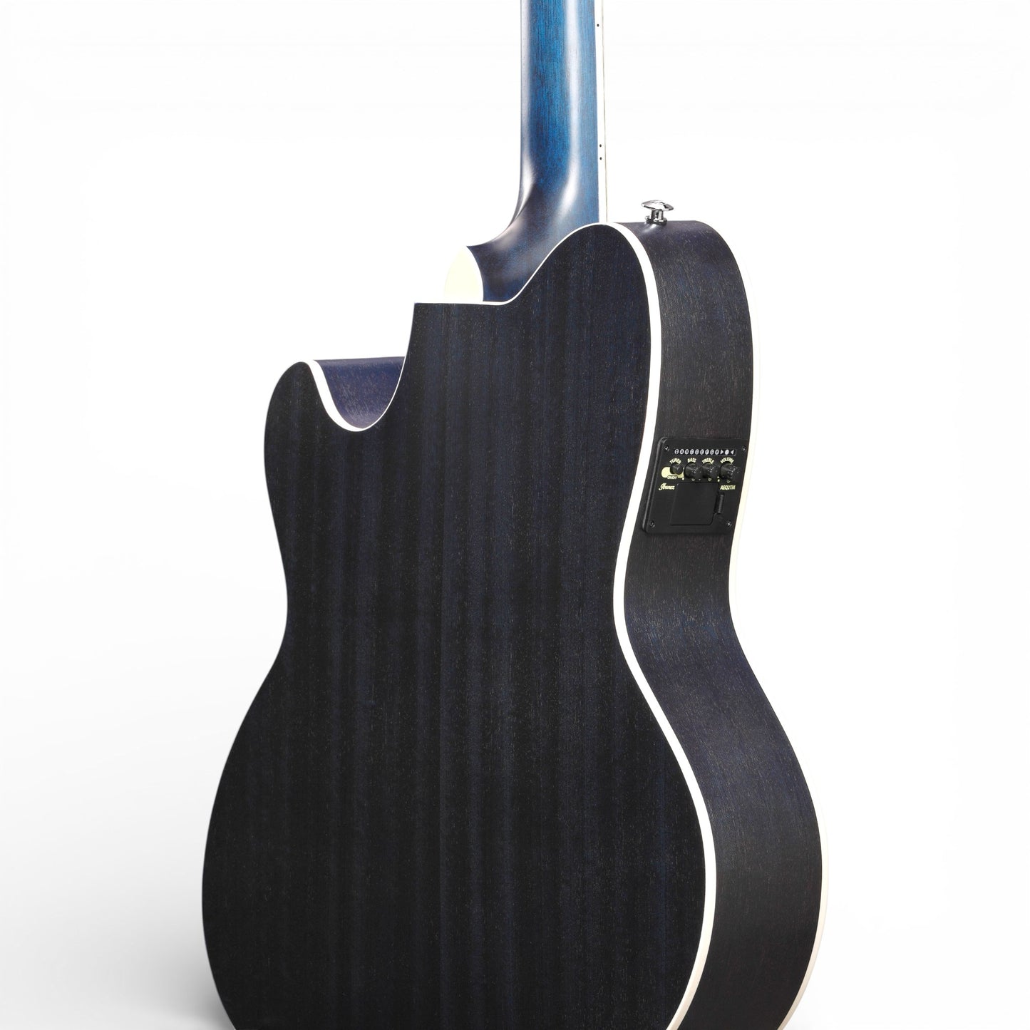 Ibanez TCM50FMODB TALMAN Acoustic-Electric Guitar, Open Pore Denim Blue
