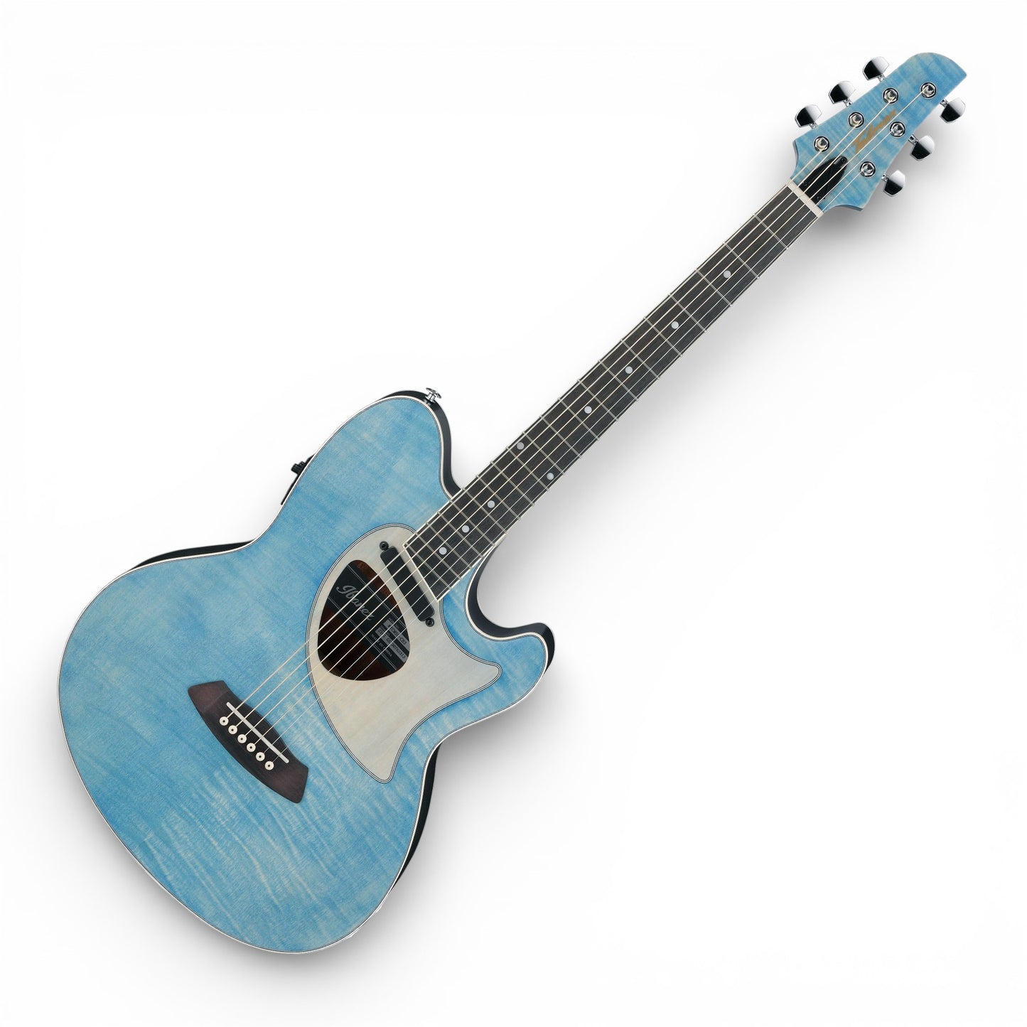Ibanez TCM50FMODB TALMAN Acoustic-Electric Guitar, Open Pore Denim Blue