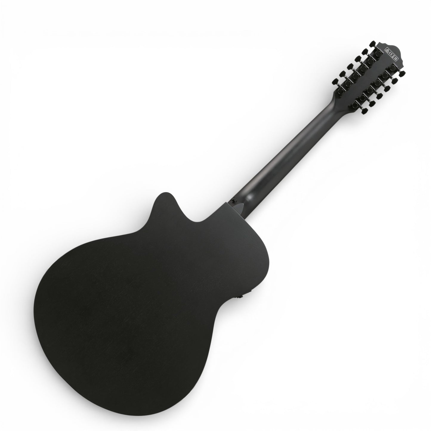 Ibanez AEG1221BOT AEG Series 12-String Acoustic-Electric Guitar, Black Out