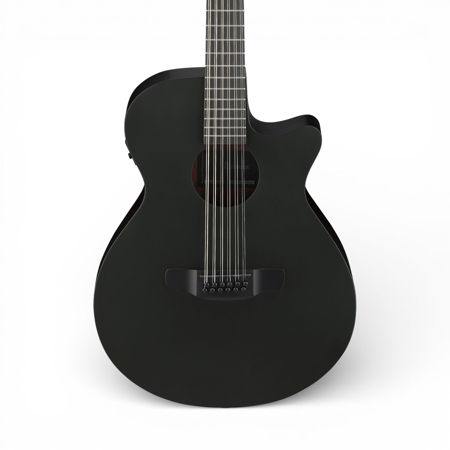 Ibanez AEG1221BOT AEG Series 12-String Acoustic-Electric Guitar, Black Out