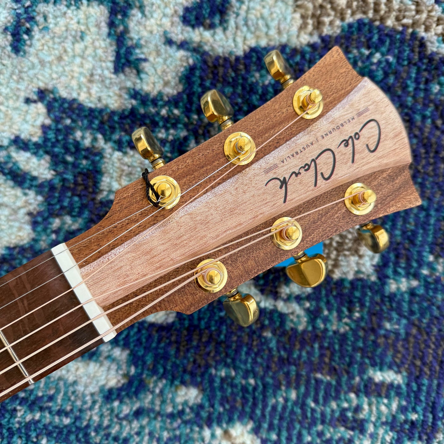 Cole Clark FL2EC-LH-RDBL Dreadnought Lefthanded (Lefty) Acoustic-Electric Guitar, AA Redwood Top, AA Australian Blackwood Body and Sides, SN42521 [NAMM Showcase]