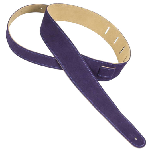 Henry Heller HBS25-PUR Capri Suede Strap, 2.5", Purple
