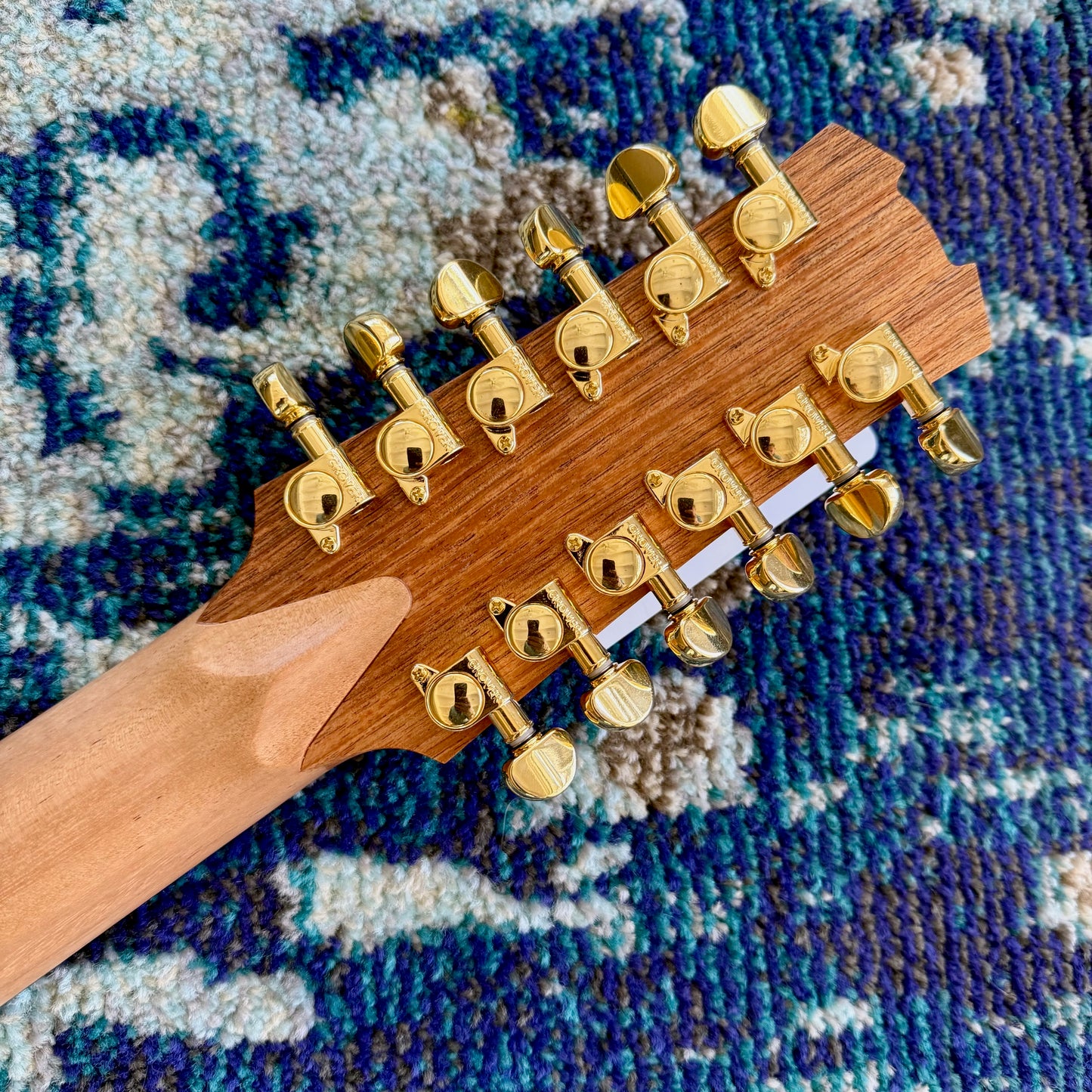 Cole Clark FL2E-12-BLBLR 12-String Dreadnought Acoustic-Electric Guitar, All AA Australian Blackwood with Rosewood Fretboard and Bridge, SNRW39522 [NAMM Showcase]
