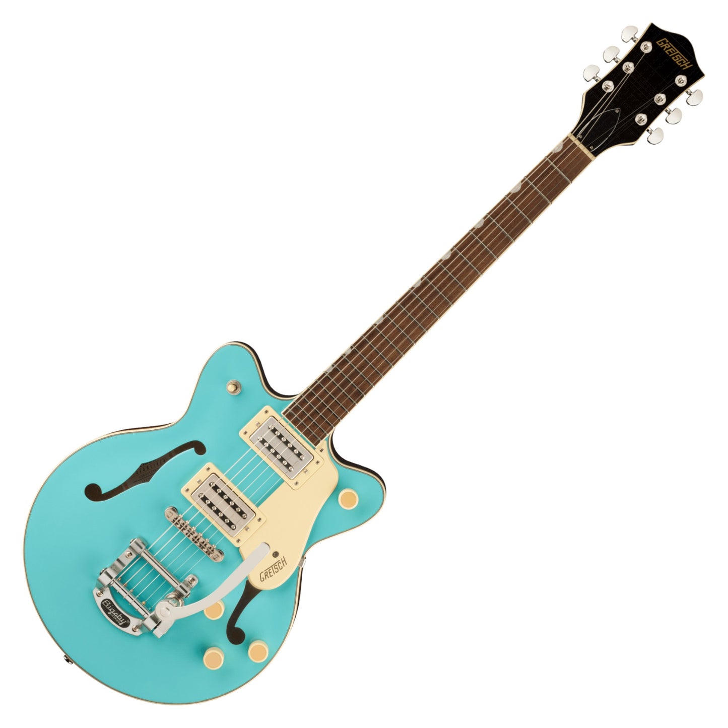 Gretsch G2655T Streamliner Center Block Jr. Electric Guitar w/Bigsby, Tropico + Gretsch Guitar Case Bundle