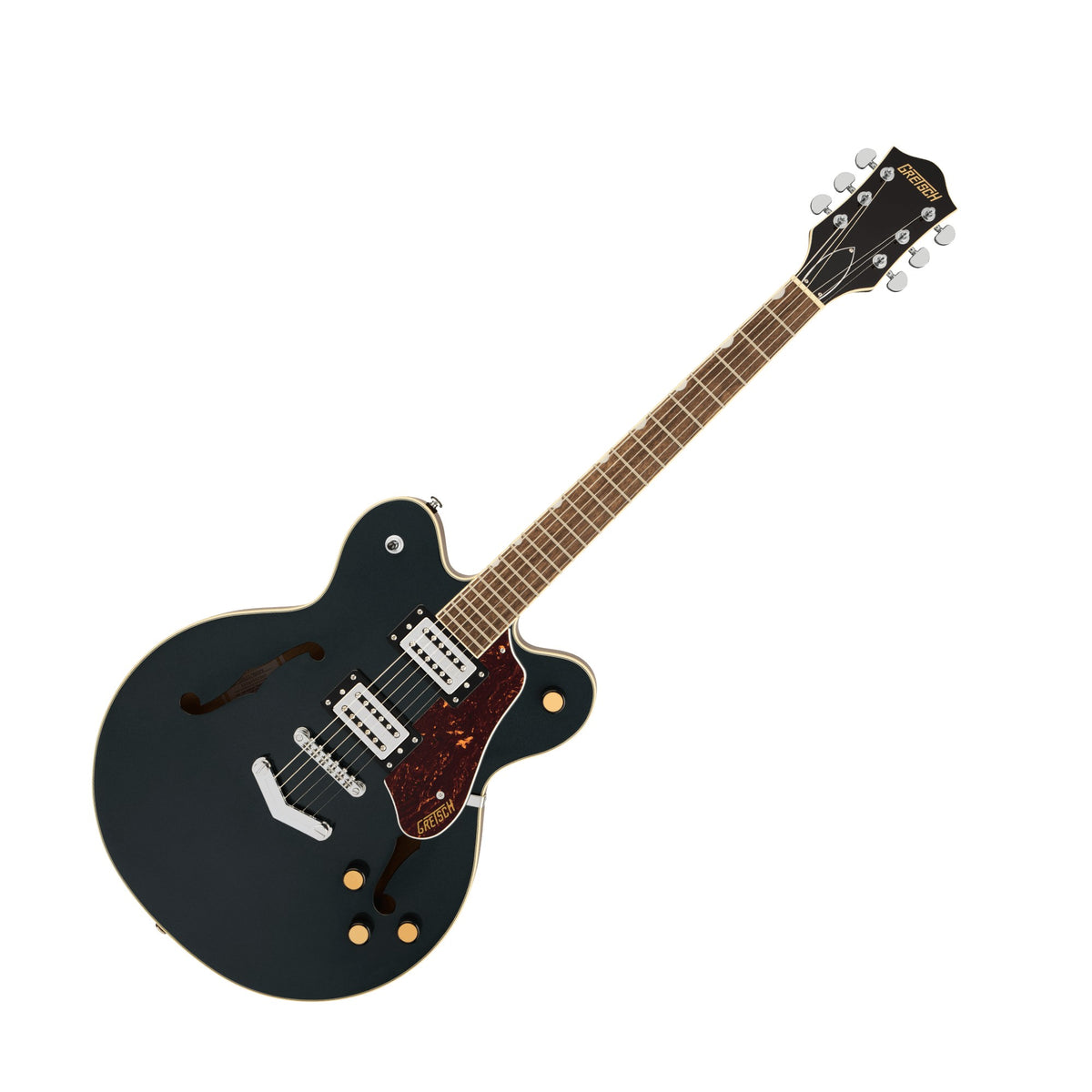 Gretsch G2622 Streamliner Center Block Double-Cut with V-Stoptail BroadTron BT-3S Pickups, Midnight Sapphire with Case