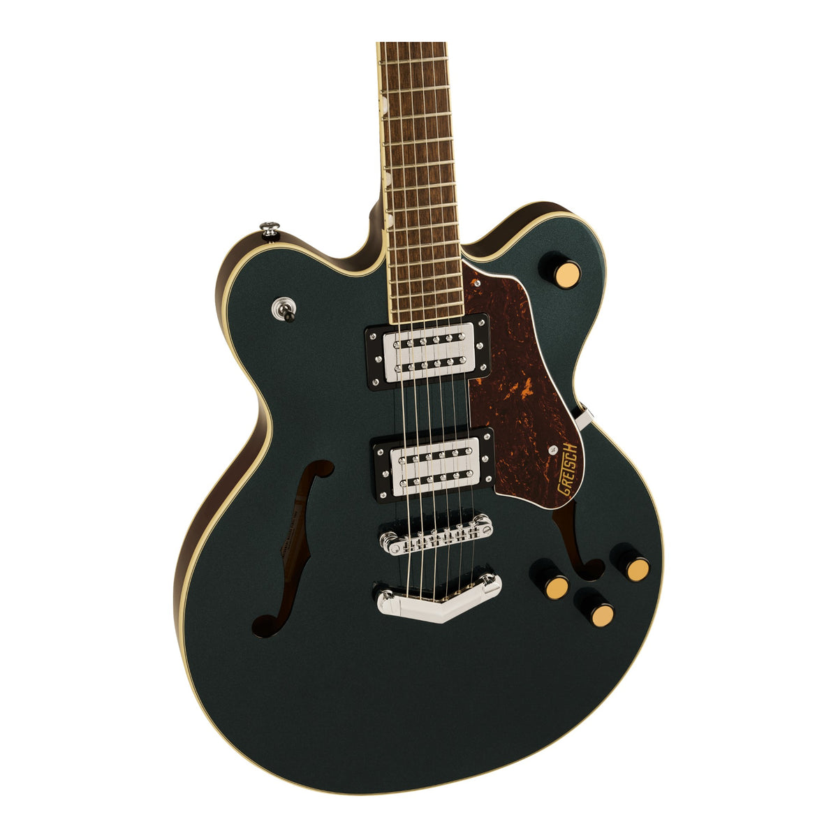 Gretsch G2622 Streamliner Center Block Double-Cut with V-Stoptail BroadTron BT-3S Pickups, Midnight Sapphire with Case