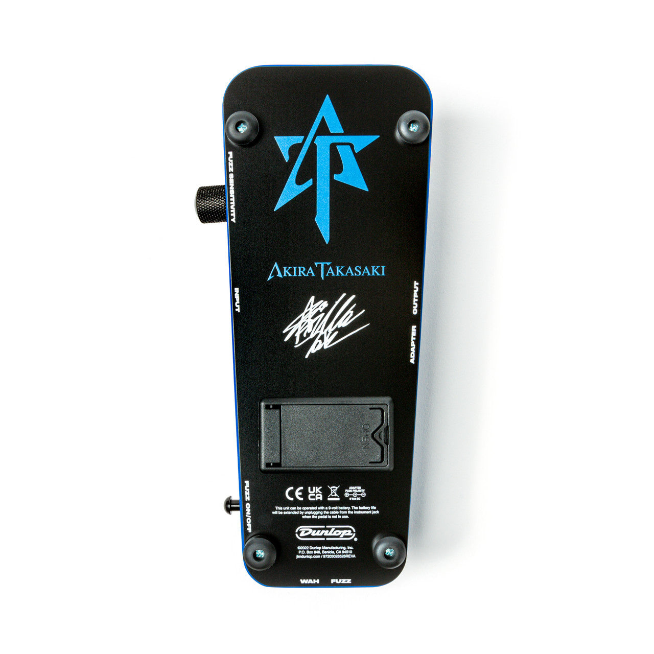 Dunlop Akira Takasaki Cry Baby Fuzz Wah + StageTrix Wah Fastener Bundle