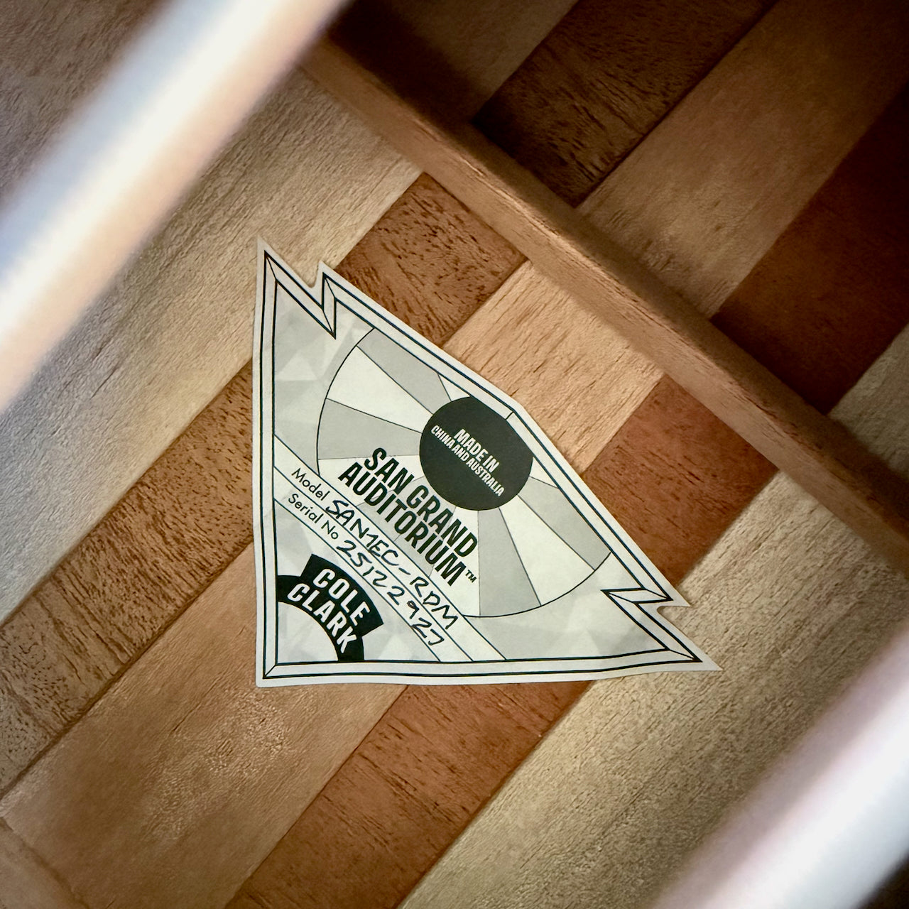 Cole Clark Studio AN1EC Grand Auditorium Acoustic Electric Guitar, Redwood Maple, SN2927 [NAMM Showcase]