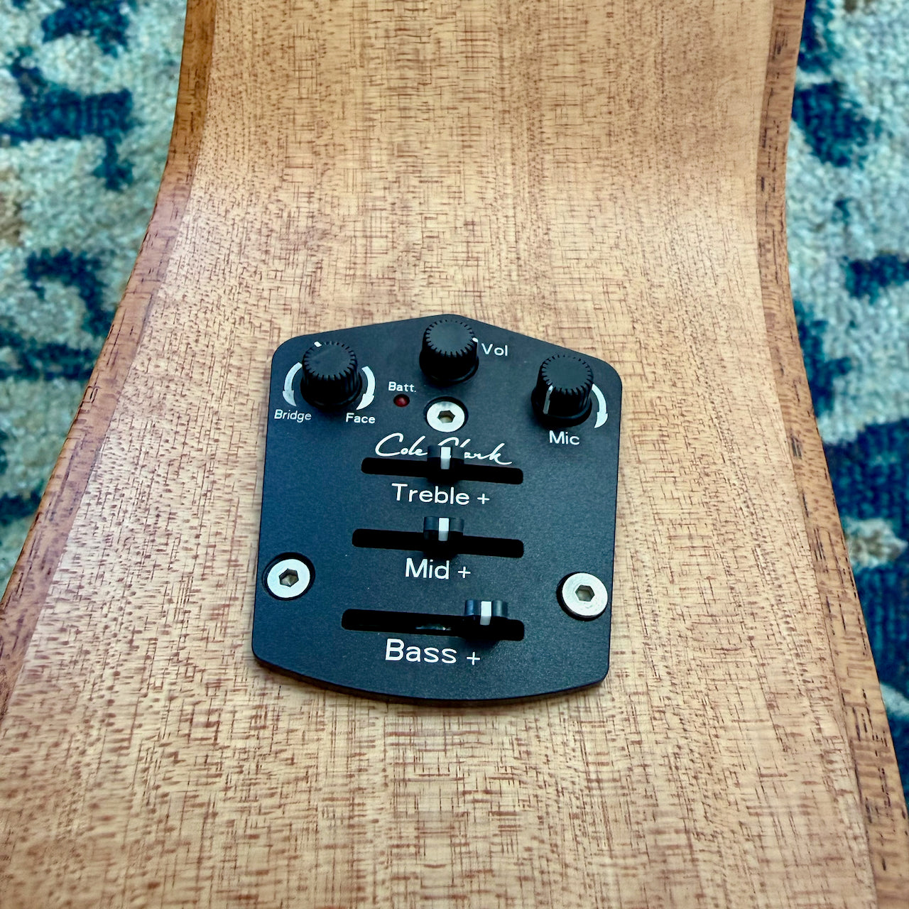 Cole Clark Studio AN1EC Grand Auditorium Acoustic Electric Guitar, Redwood Maple, SN2927 [NAMM Showcase]