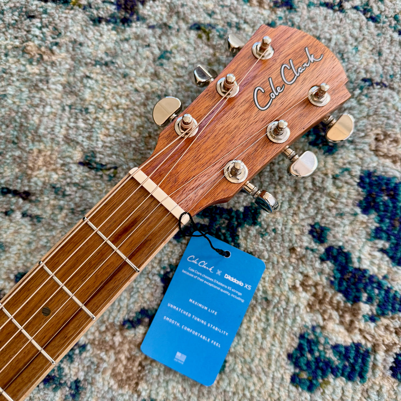 Cole Clark Studio AN1EC Grand Auditorium Acoustic Electric Guitar, Redwood Maple, SN2927 [NAMM Showcase]