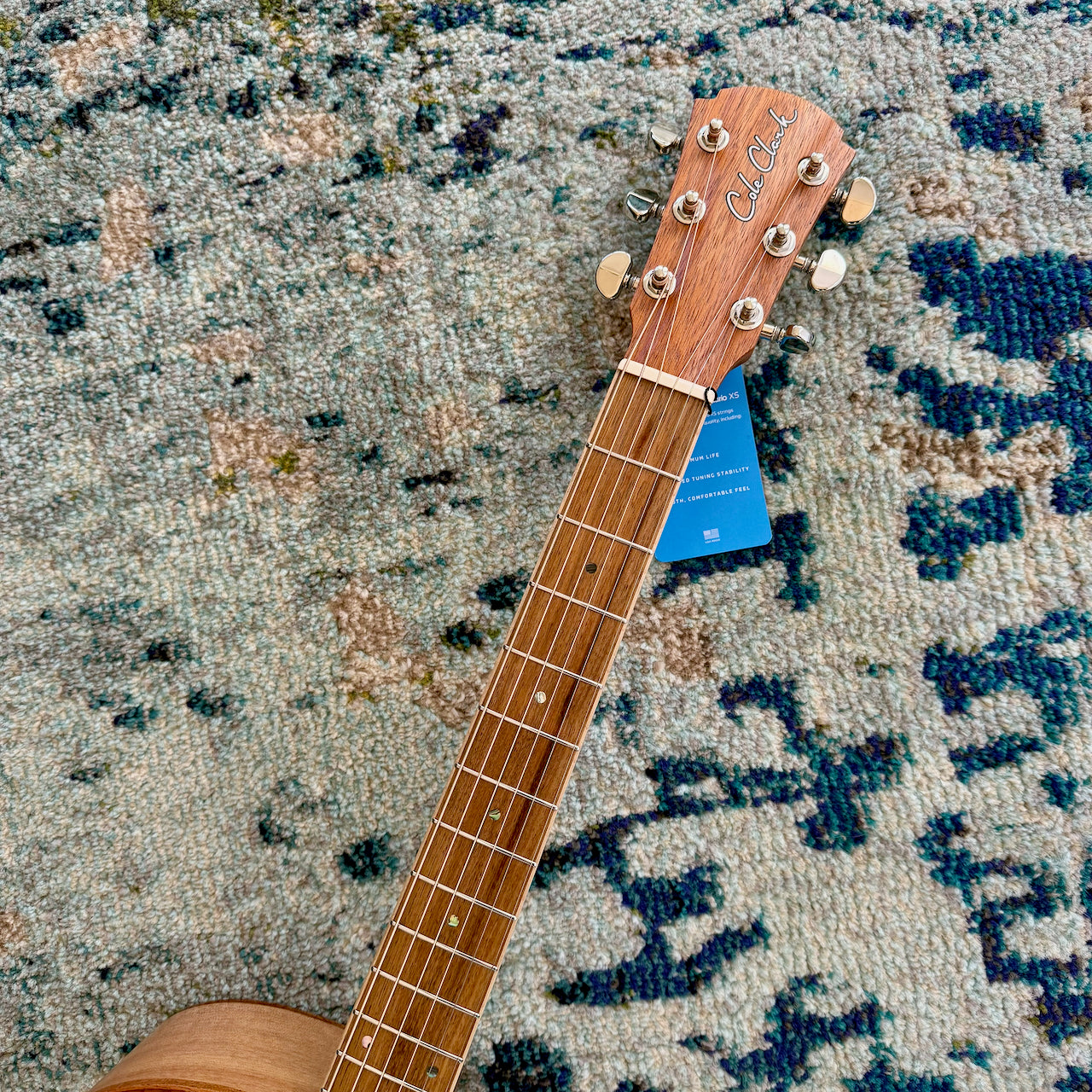 Cole Clark Studio AN1EC Grand Auditorium Acoustic Electric Guitar, Redwood Maple, SN2927 [NAMM Showcase]