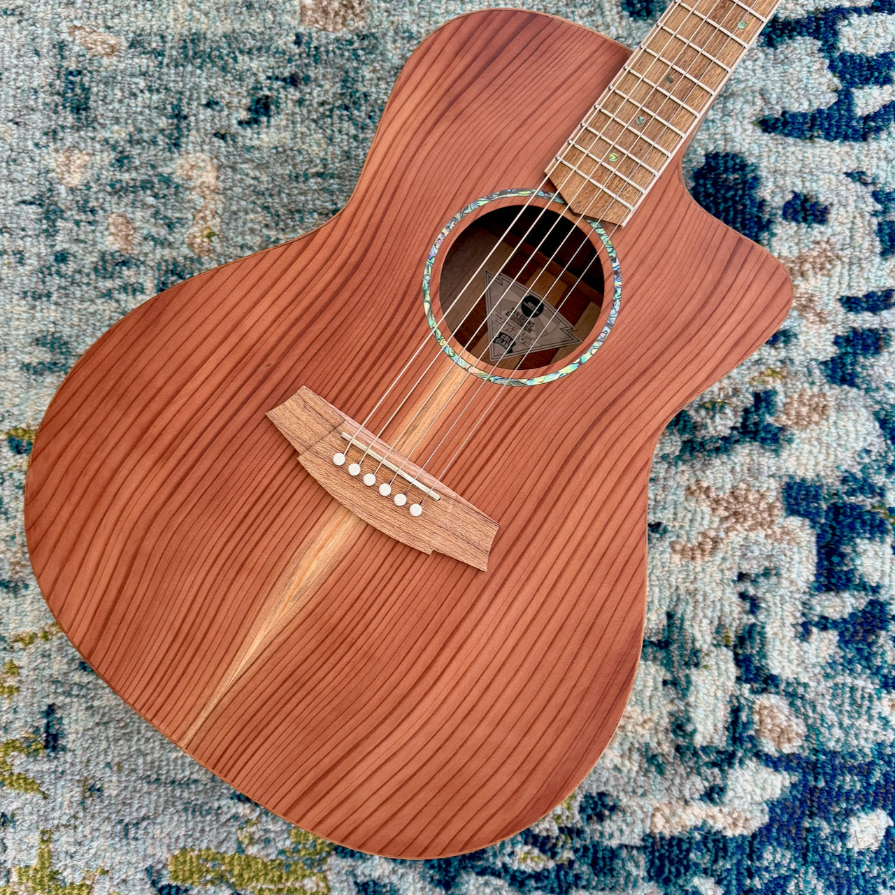 Cole Clark Studio AN1EC Grand Auditorium Acoustic Electric Guitar, Redwood Maple, SN2927 [NAMM Showcase]