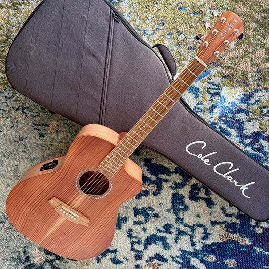 Cole Clark Studio AN1EC Grand Auditorium Acoustic Electric Guitar, Redwood Maple, SN2927 [NAMM Showcase]
