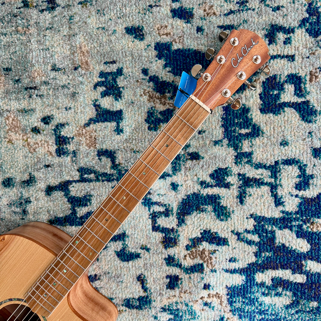 Cole Clark Studio AN1EC Grand Auditorium Acoustic-Electric Guitar, Bunya Maple, SN2506 [NAMM Showcase]