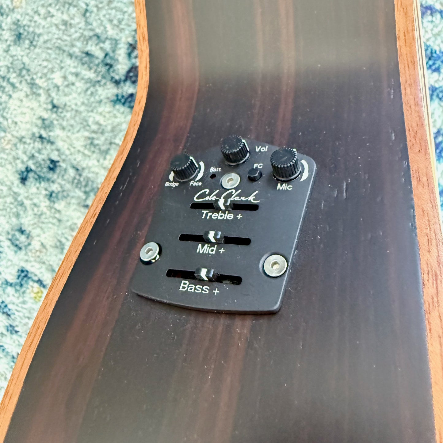 Cole Clark Studio SAN1EC-SR Grand Auditorium Acoustic-Electric Guitar, All Solid Euro Spruce Top,  Rosewood Back and Sides, SN1972 [NAMM Showcase]