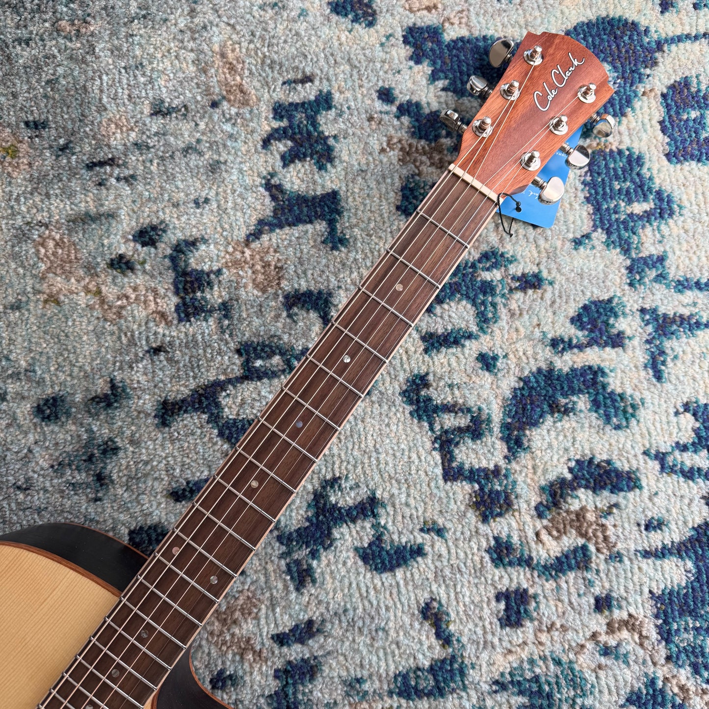 Cole Clark Studio SAN1EC-SR Grand Auditorium Acoustic-Electric Guitar, All Solid Euro Spruce Top,  Rosewood Back and Sides, SN1972 [NAMM Showcase]