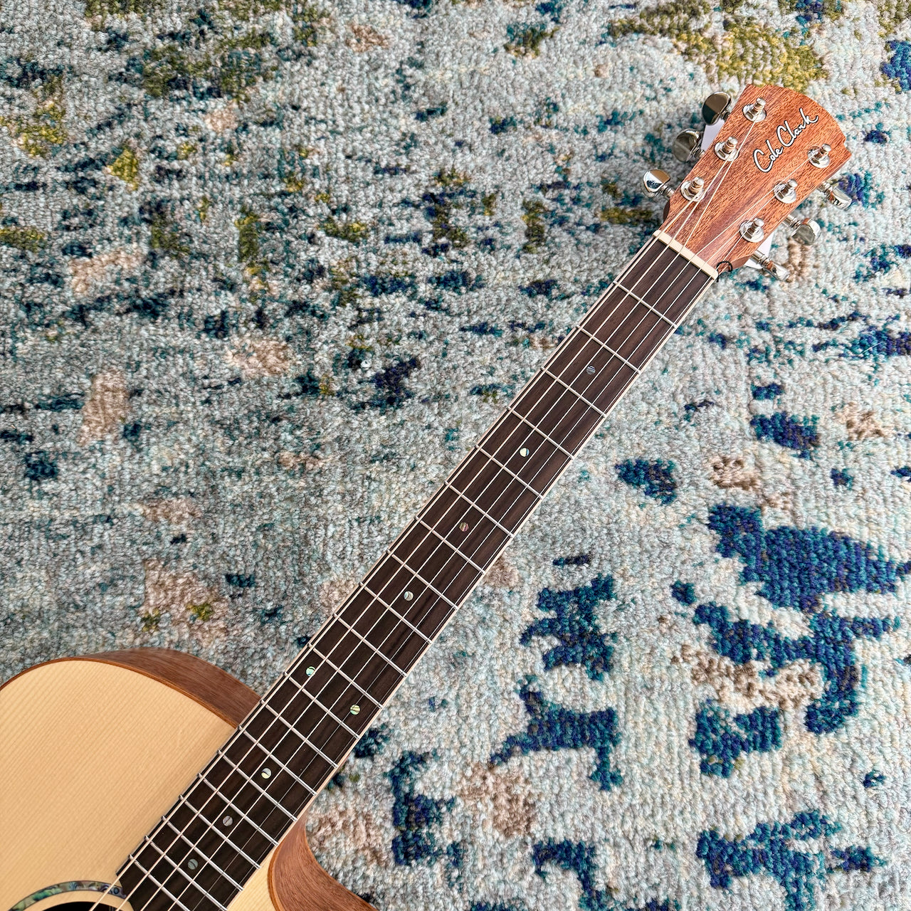 Cole Clark Studio SAN1EC-SMAH Grand Auditorium Acoustic-Electric Guitar, All Solid Euro Spruce Top, Mahogany Back and Sides SN2728 [NAMM Showcase]