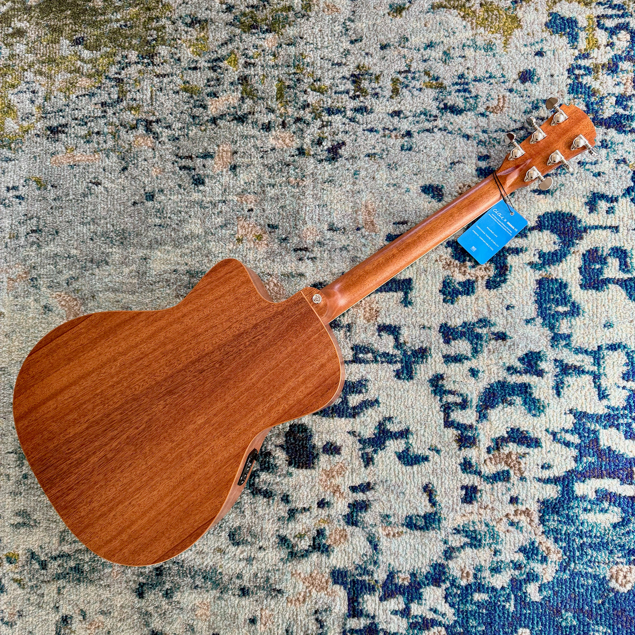 Cole Clark Studio SAN1EC-SMAH Grand Auditorium Acoustic-Electric Guitar, All Solid Euro Spruce Top, Mahogany Back and Sides SN2728 [NAMM Showcase]