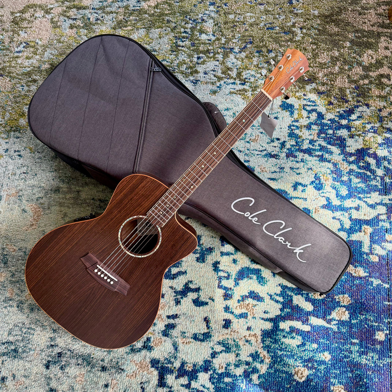 Cole Clark Studio SAN1EC-RR Grand Auditorium Acoustic-Electric Guitar, All Solid Rosewood, SN2988 [NAMM Showcase]
