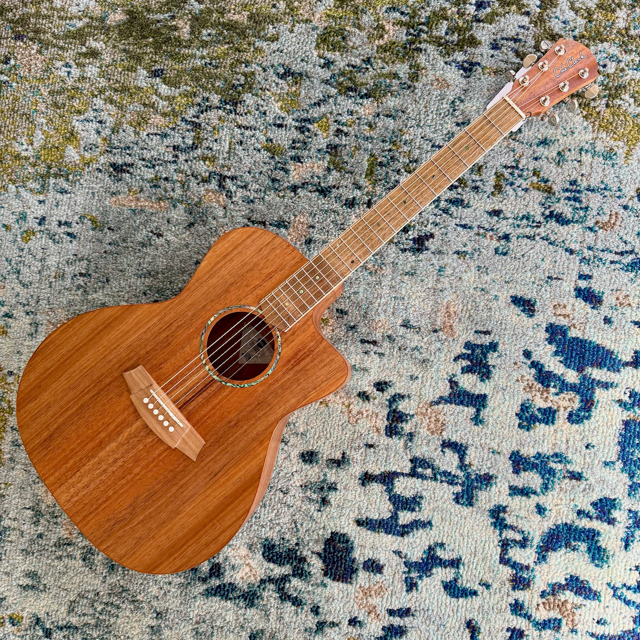 Cole Clark Studio SAN1EC-BLBL Grand Auditorium Acoustic-Electric Guitar, All Australian Blackwood, SN2878 [NAMM Showcase]