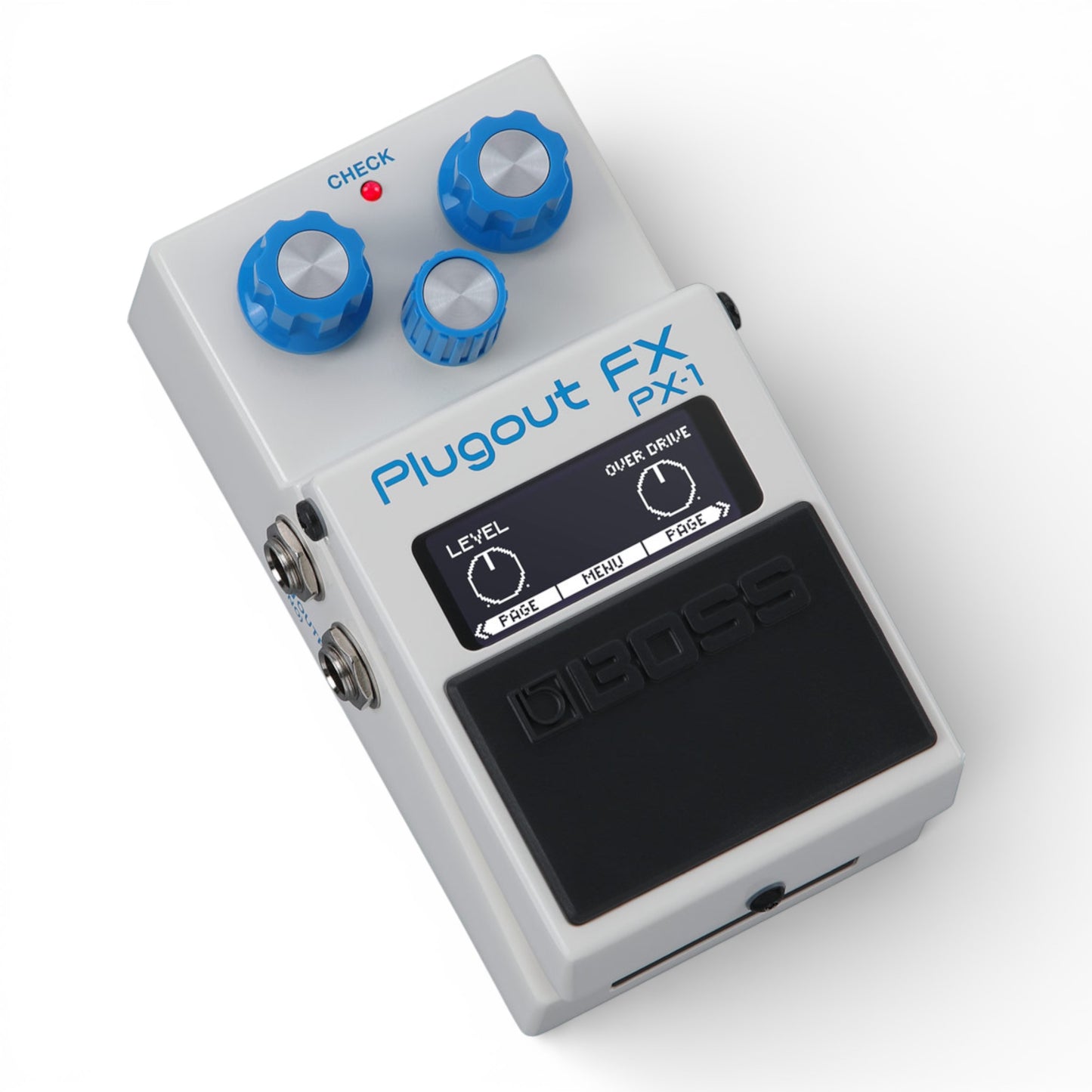 BOSS PX-1 Plugout FX Pedal, Expandable Effects Platform for Guitar, Bass and Other Instruments, Includes 16 Models
