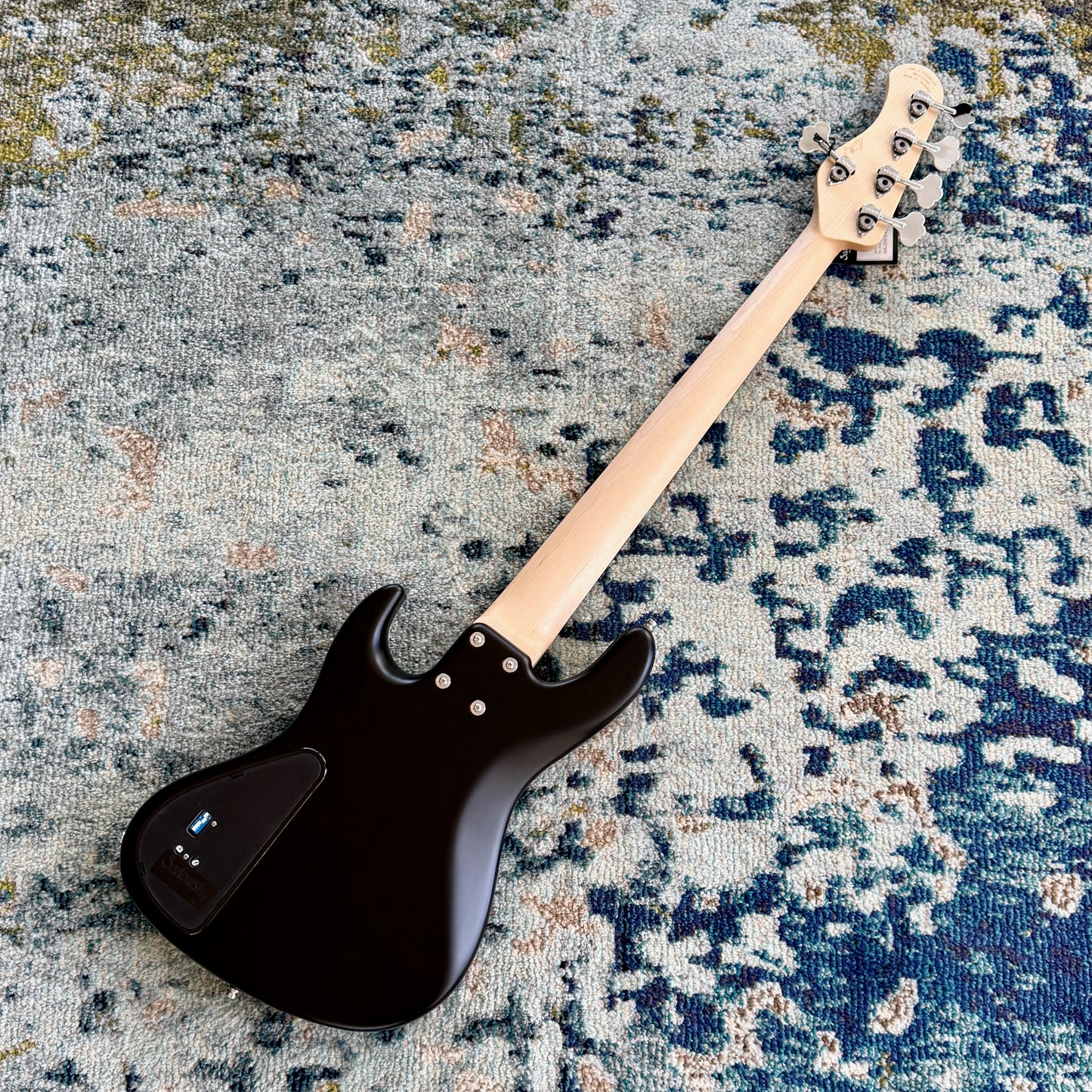 Sadowsky MetroLine Will Lee 5-String Jazz Bass SML22WL5 – 22-Fret – Solid Black Satin – Selectable Mid-Boost Preamp