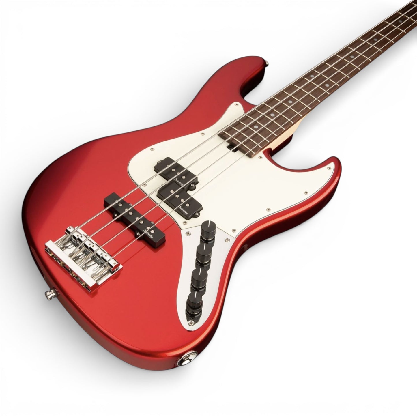 Sadowsky MetroLine Vintage P/J 4-String Bass – Candy Apple Red Metallic – Made in Germany – SML21VP4