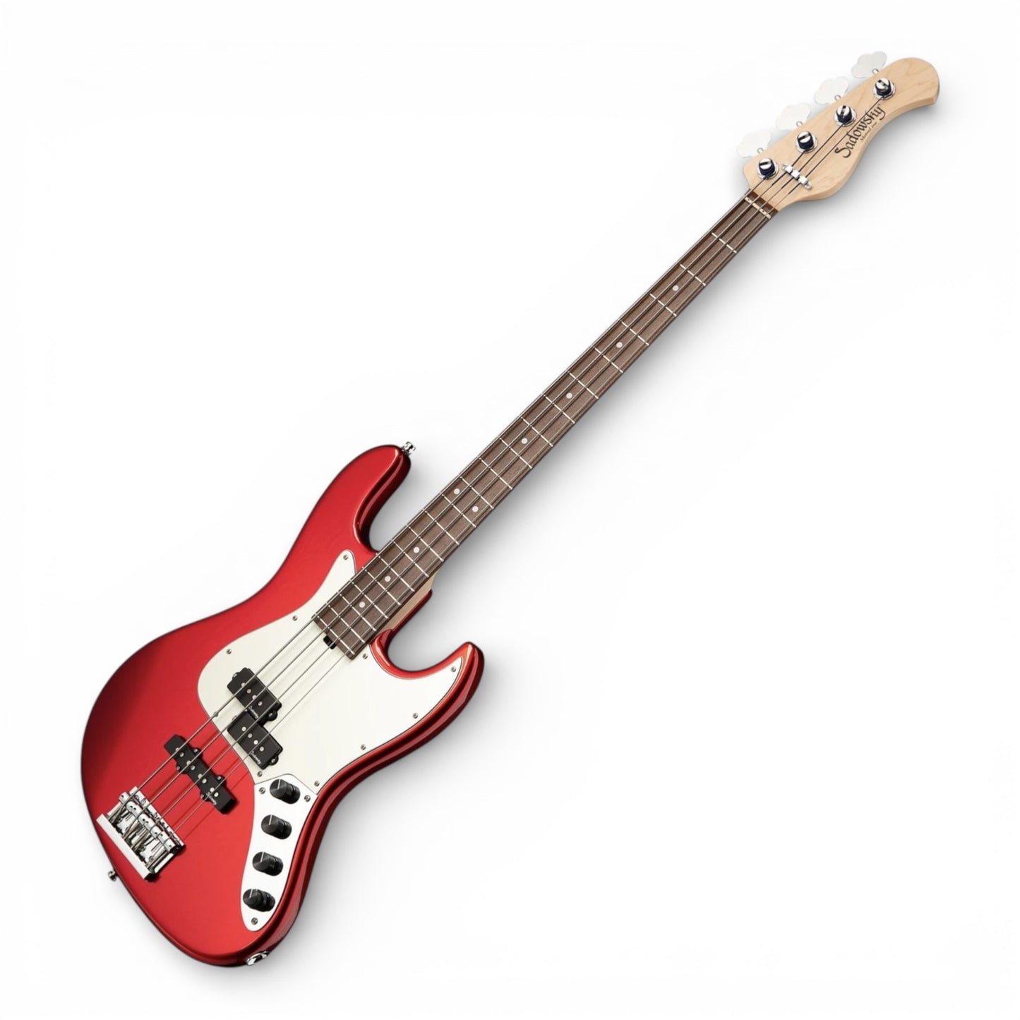 Sadowsky MetroLine Vintage P/J 4-String Bass – Candy Apple Red Metallic – Made in Germany – SML21VP4
