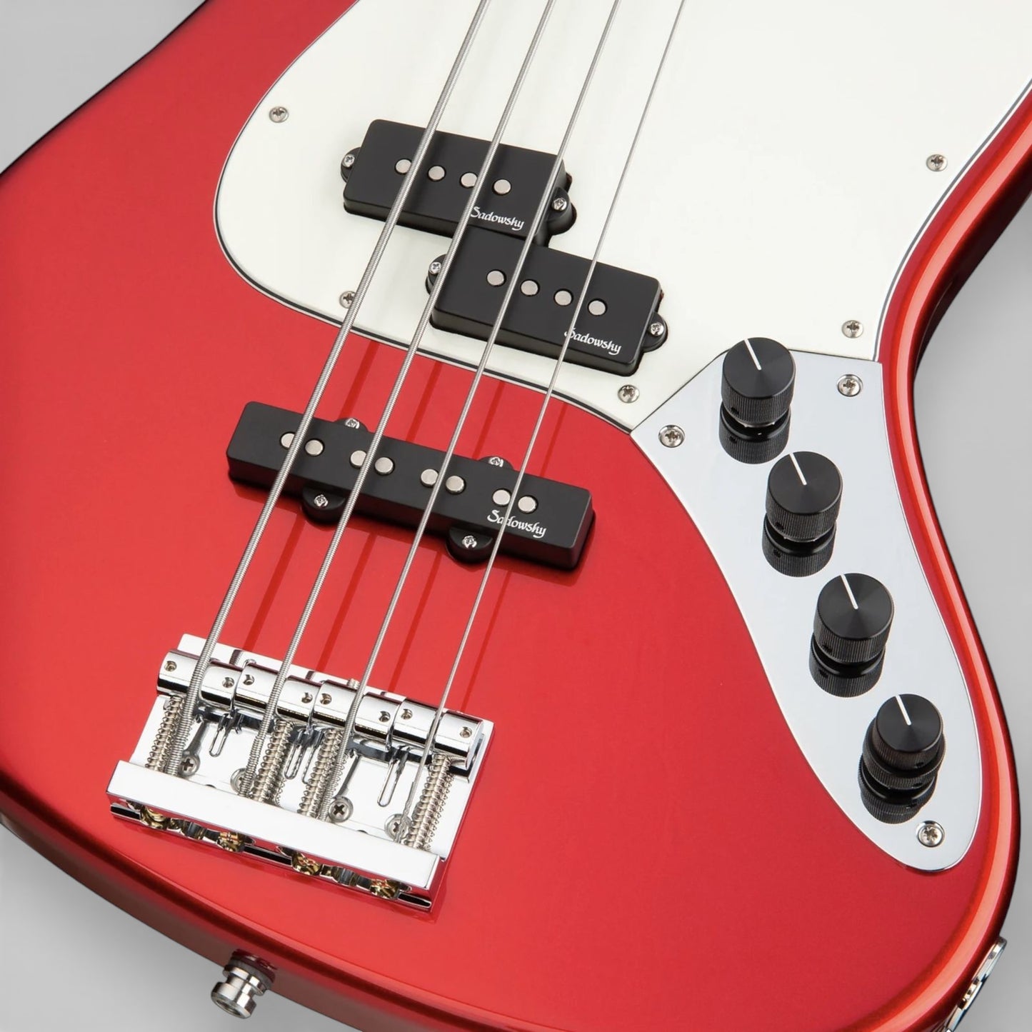 Sadowsky MetroLine Vintage P/J 4-String Bass – Candy Apple Red Metallic – Made in Germany – SML21VP4
