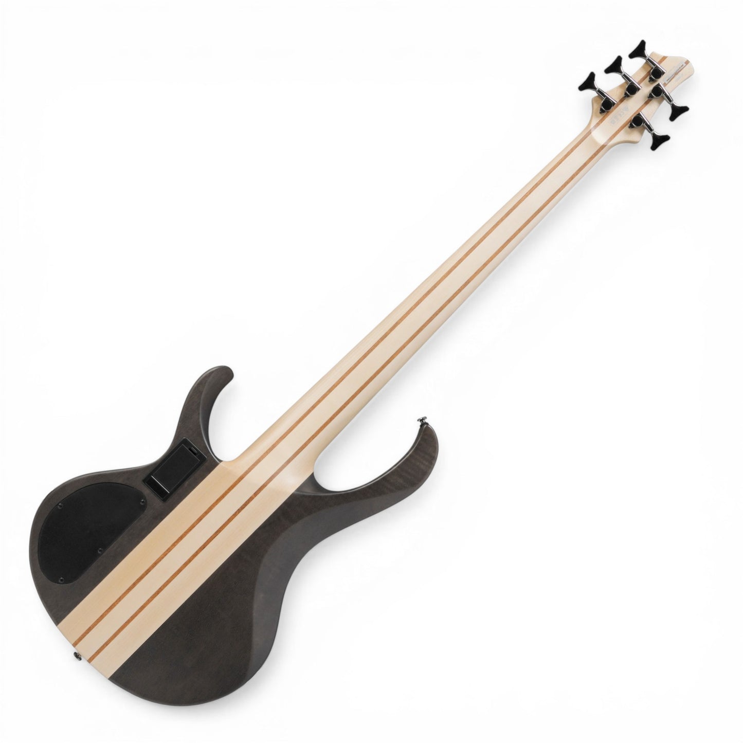 Ibanez BTB605TGF BTB Standard 5-String Electric Bass – Transparent Gray Flat – Neck-Through Active Bass