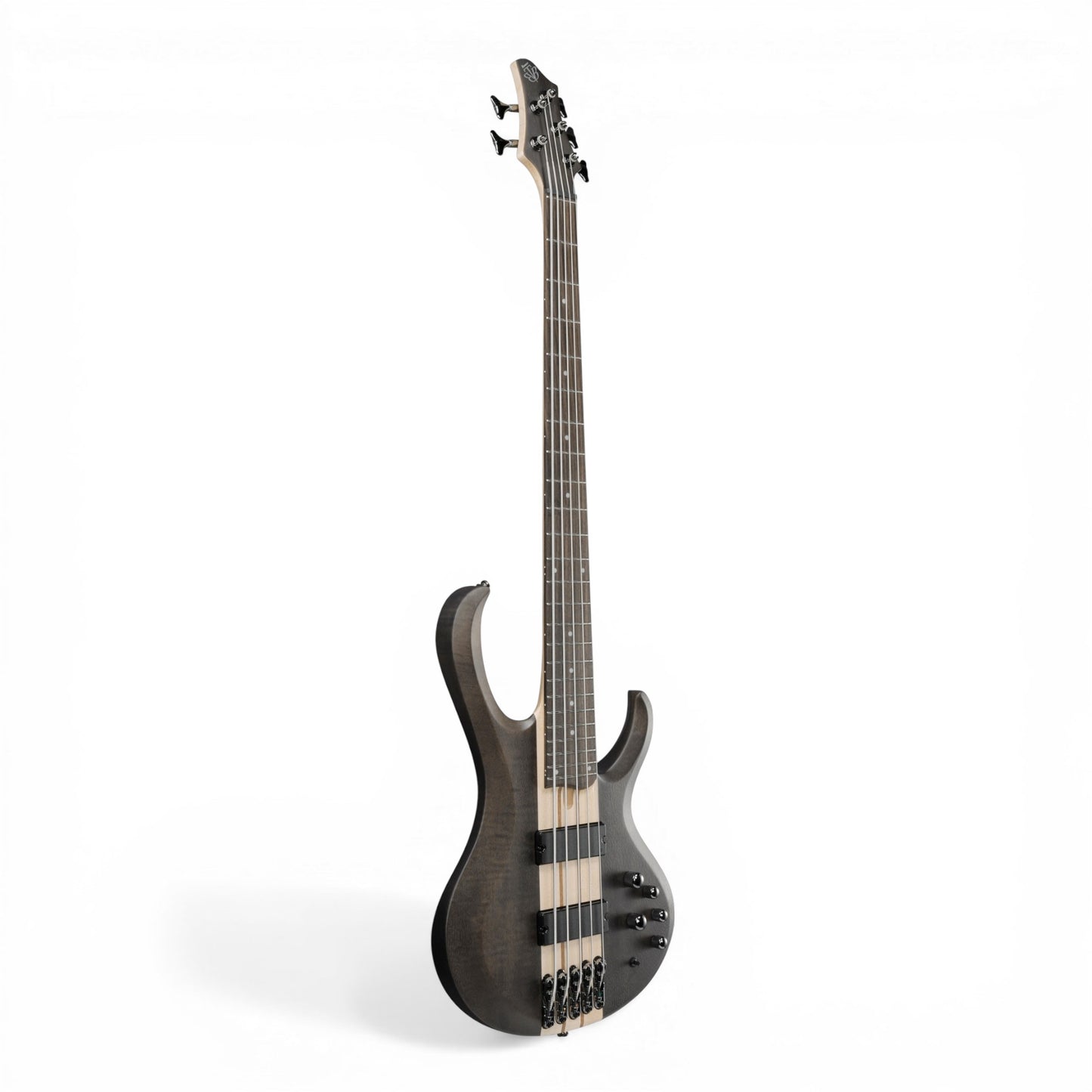 Ibanez BTB605TGF BTB Standard 5-String Electric Bass – Transparent Gray Flat – Neck-Through Active Bass