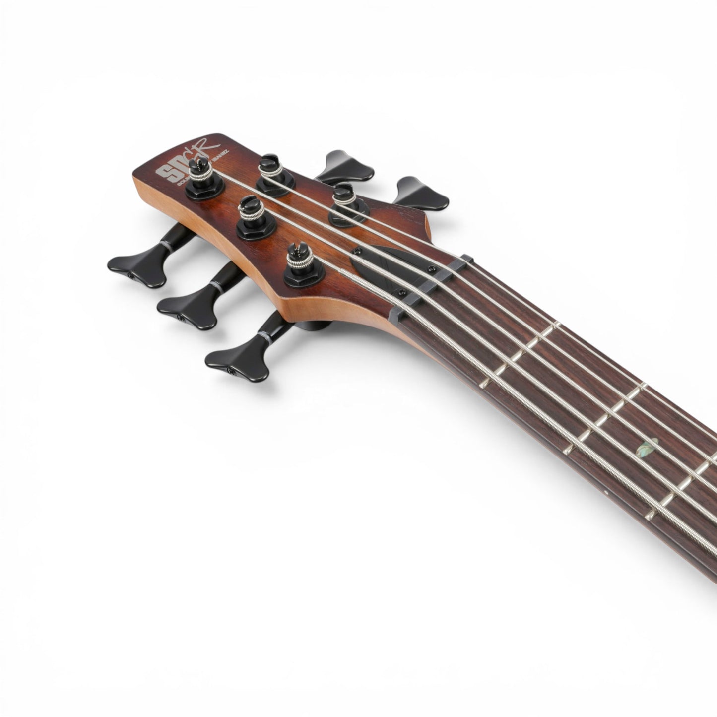Ibanez SR505AMHL SR Standard 5-String Electric Bass Guitar - Mahogany Brown Burst Low Gloss