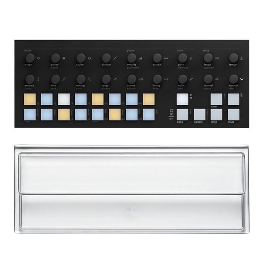 Torso Electronics T1 Algorithmic Sequencer, Black + T1PC Decksaver Protective Cover Bundle